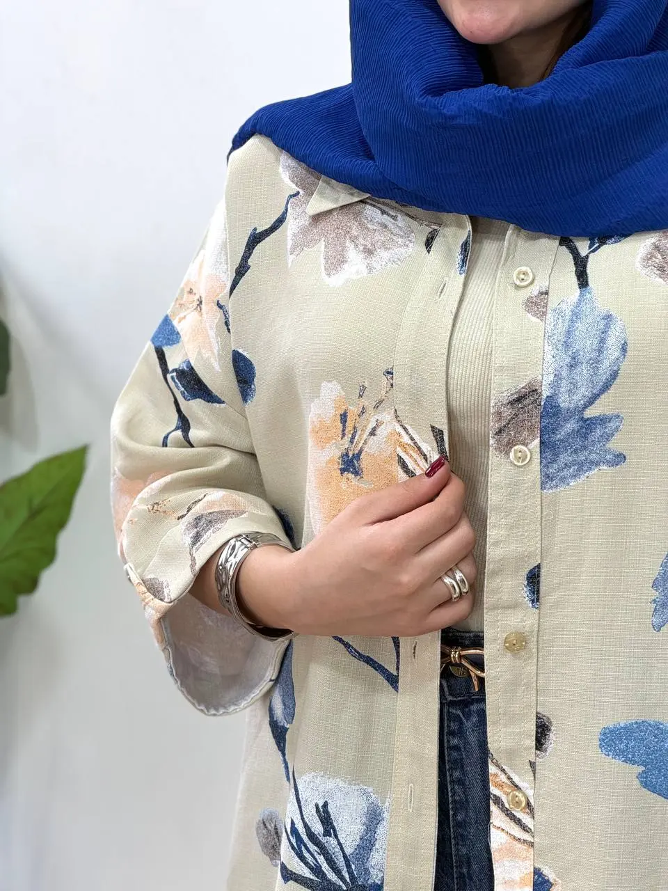 تونیک مانتویی لینن آیسو گلاریس